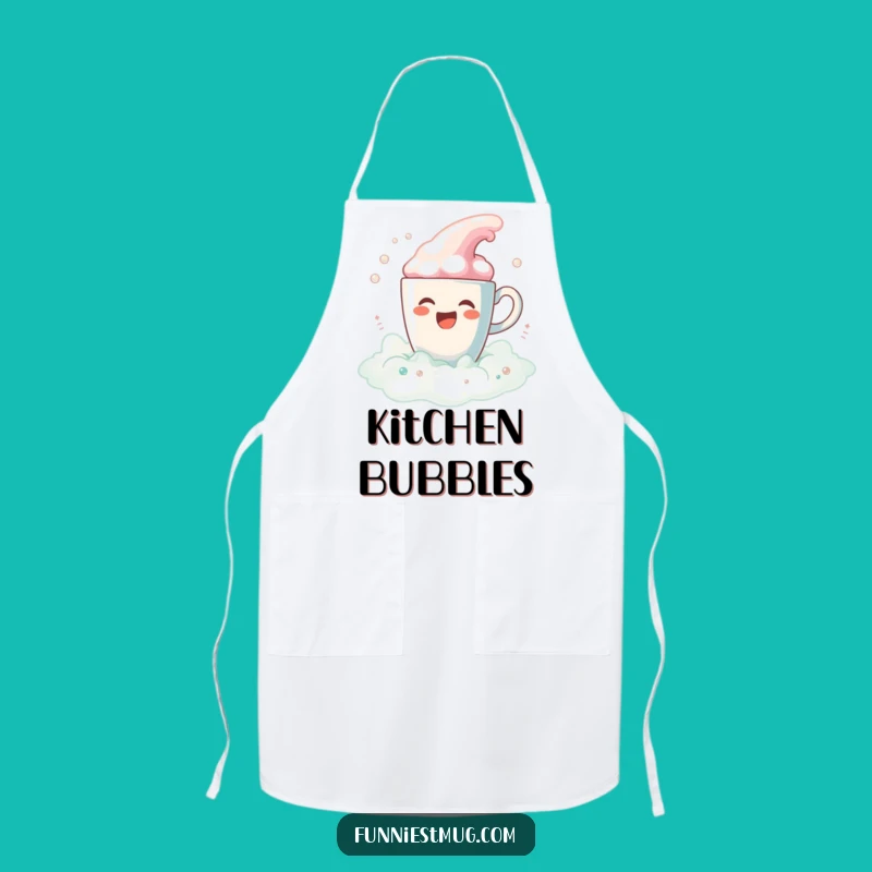 Funny Coffee Bath Spill Apron: Hilarious Kitchen Wear Gift
