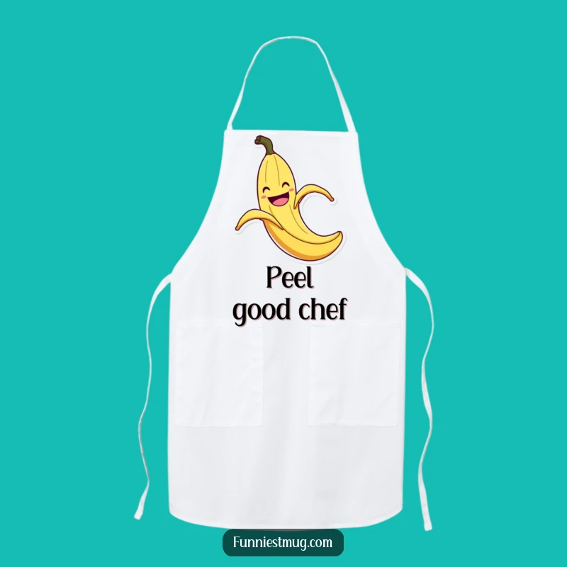 Funny Banana Peel Slip Apron: Exaggerated Flair Kitchen Wear, Fun Gift