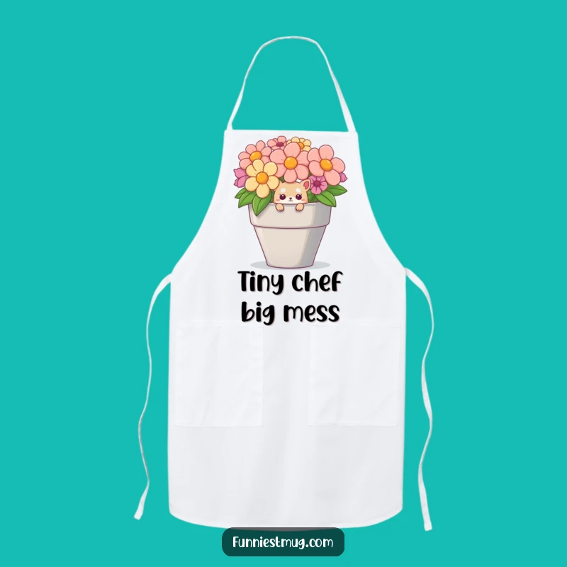 Funny Creature Teacup Apron: Cook with Courage and Comedy