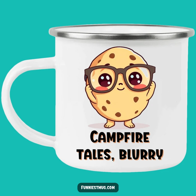 Funny Curious Cookie Camping Mug: Trailside Smarts, Outdoor Funny Gift