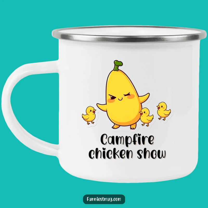 Funny Banana Juggling Camping Mug: Playful Balance for Your Adventures