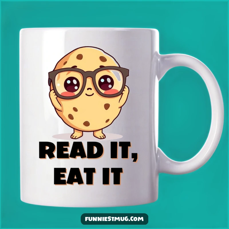 Funny Curious Cookie Mug: Smarty Pants Specs, Perfect Funny Gift