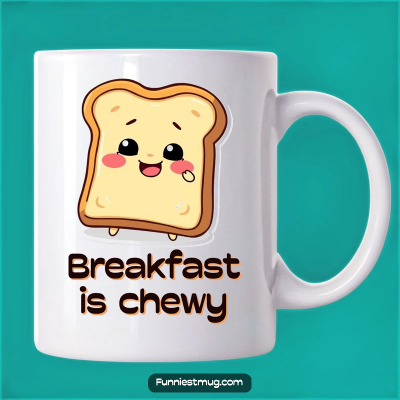 Funny Toast Bite Mug: A Hilarious Gift For Carb Lovers!