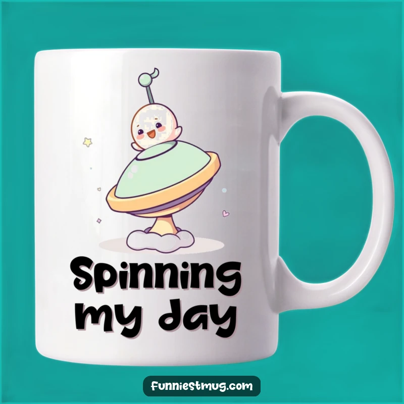 Funny Blob Spinning Top Mug: Hilarious Balance Challenge Gift