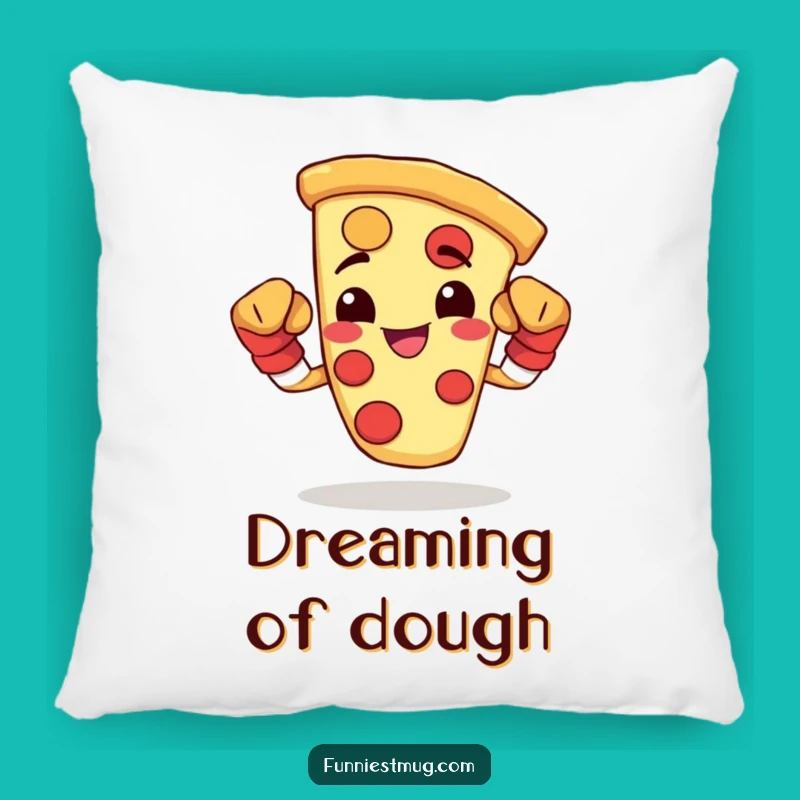 Funny Pizza Boxer Pillow - Cozy & Strong Accent Pillow Gift