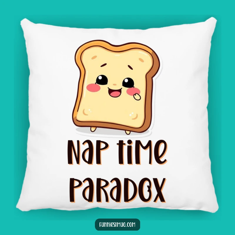 Funny Toast Bite Pillow: Comfort And Comedy For Your Home!