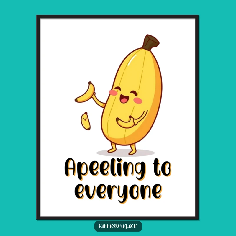 Funny Banana Juggling Digital Print: Brighten Your Space with Fruitful Art
