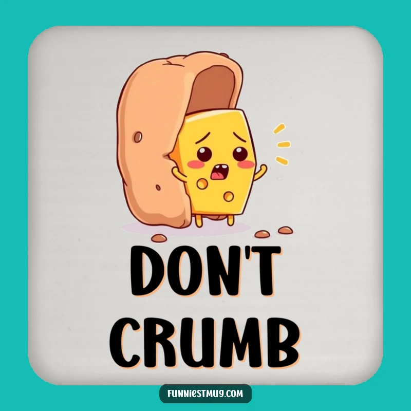 Funny Cheese Escape Coasters: Protect Surfaces with Flustered Cheese Fun