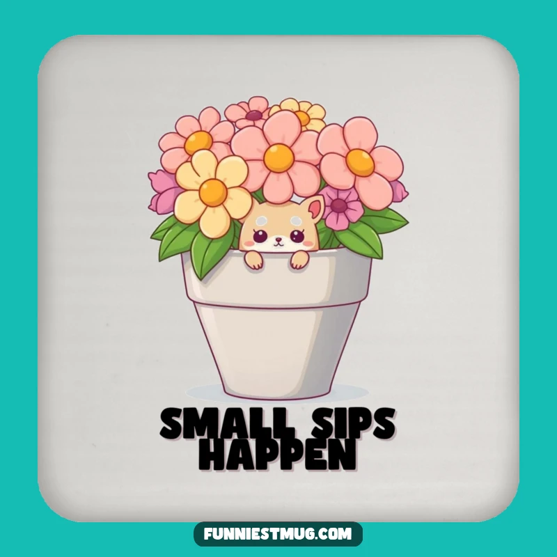 Funny Creature Teacup Coaster Set: Protect Surfaces with Humor