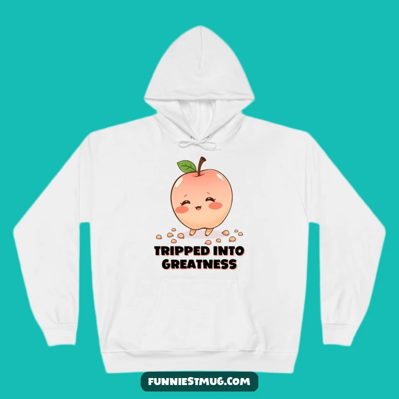 Funny Blushing Apple Hoodie: Cozy Comfort with a Side of Embarrassment