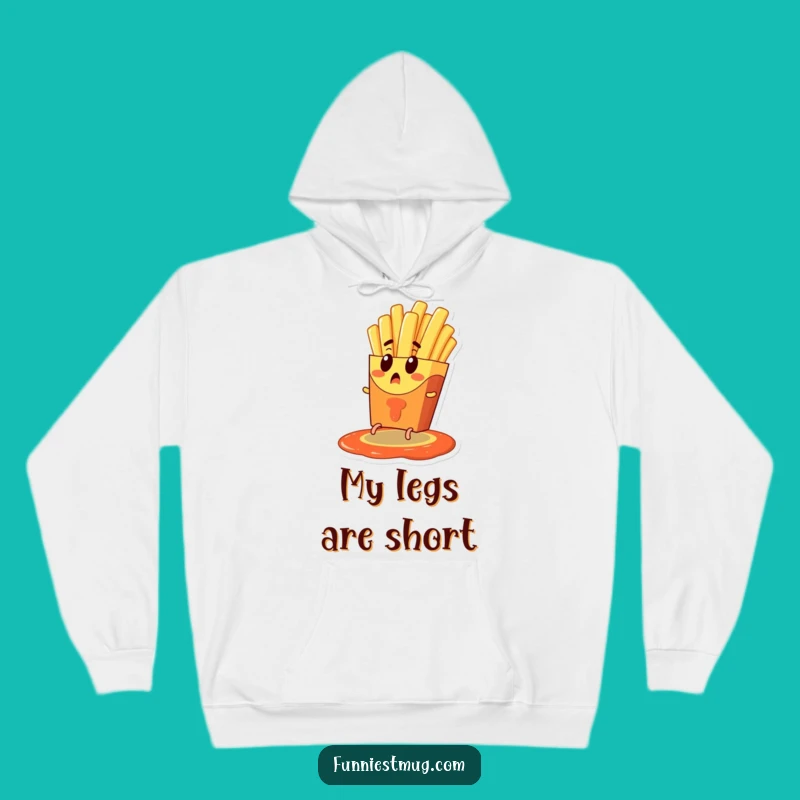 Funny French Fry Escape Hoodie - Cozy and Hilarious Comfort for Snack Lovers