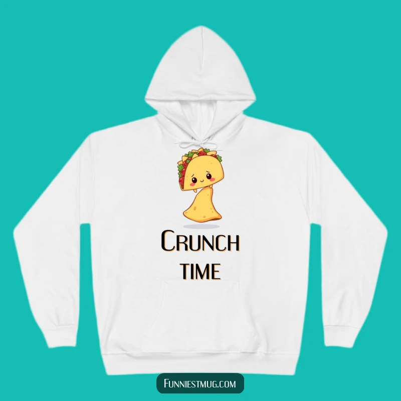 Funny Shy Taco Nacho Chip Hoodie: Cozy & Hilarious Comfort Gift