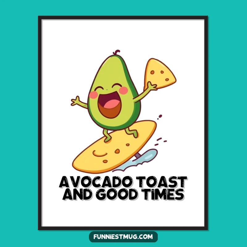 Free Printable Wall Art: Avoca-Surf Vibes - Funny Decor, Downloadable Gift