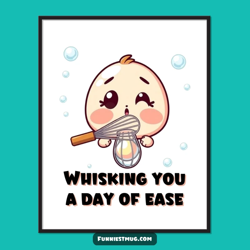 Free Printable Wall Art: Kitchen Whisk Fail! Funny Downloadable Decor