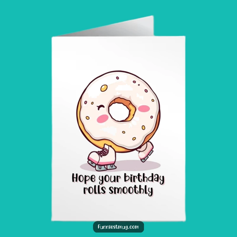 Free Printable Birthday Card: Donut Hole Tumble, Hilarious DIY Downloadable Gift