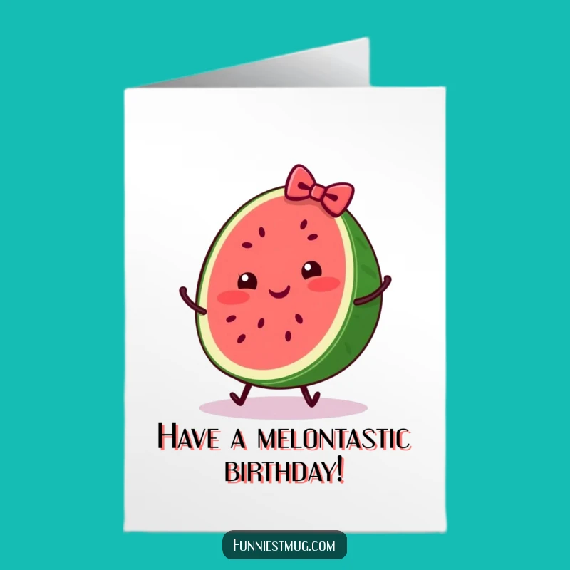 Free Printable Birthday Card: Funny Watermelon Trip, Hilarious DIY Downloadable Gift