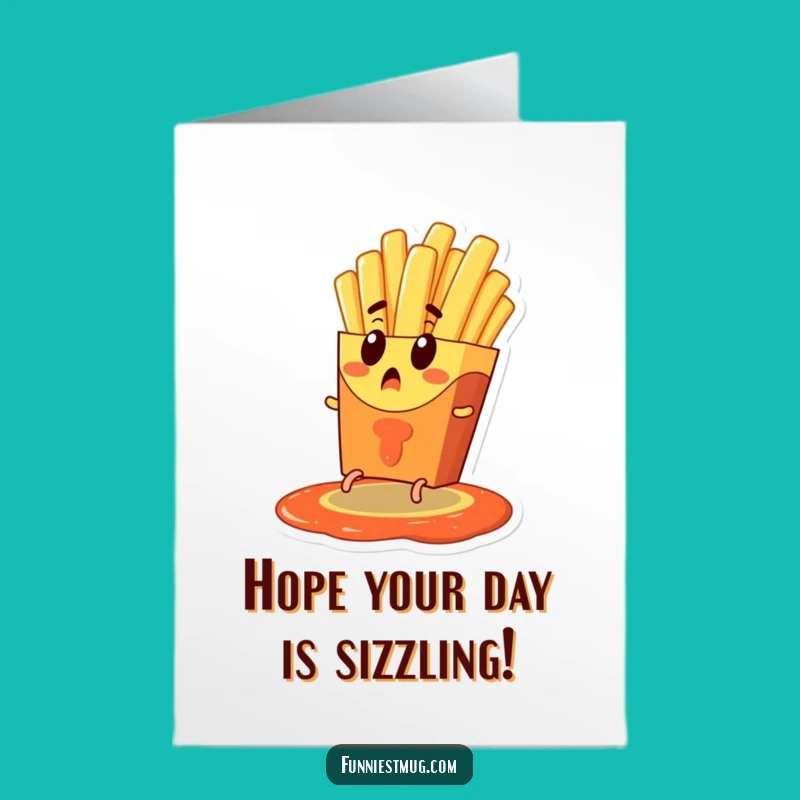Free Printable Funny Birthday Card: Fry Escape Downloadable Gift
