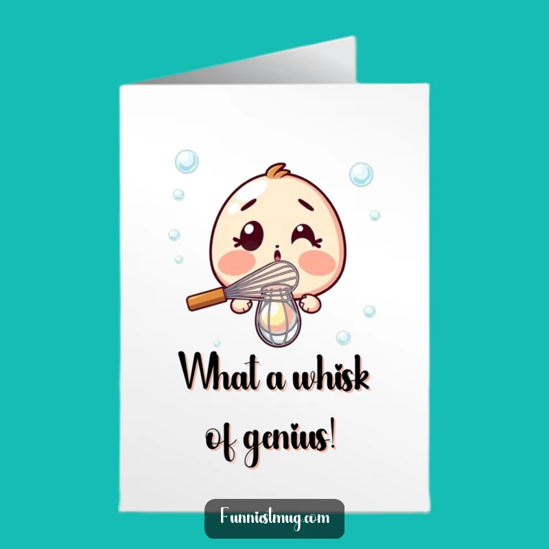 Free Printable Congrats Card: Whisk Fail Success! Funny Downloadable Gift!