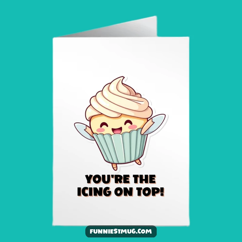 Free Printable Funny Cupcake Thank You Card - Sweet Effort Downloadable Gift