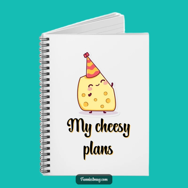 Funny Cheese Hat Notebook: Jot Down Party Ideas with Cheesy Humor