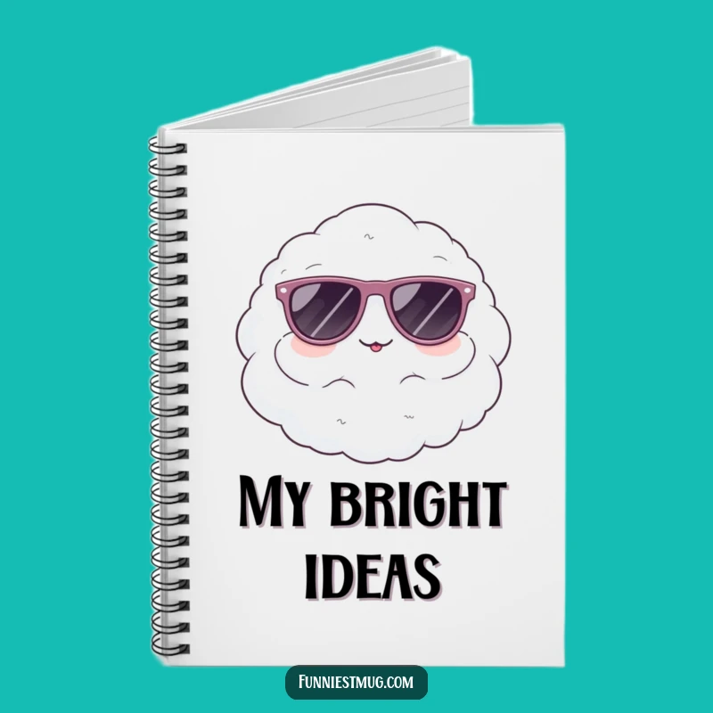 Funny Cloud Sunglasses Notebook: Jot Down Ideas with this Cool Character