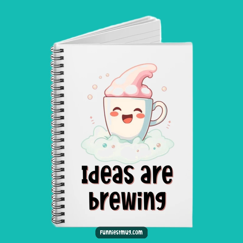 Funny Coffee Bath Spill Notebook: Hilarious Journal for Ideas
