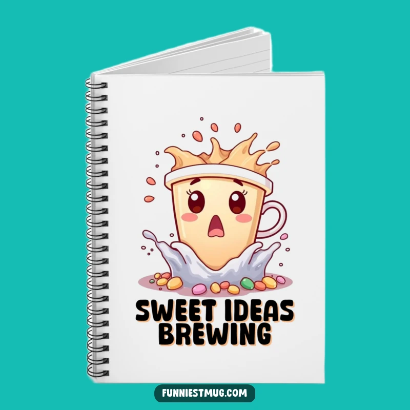 Funny Coffee Cup Notebook: Jot Down Sweet Ideas, Creative Funny Gift