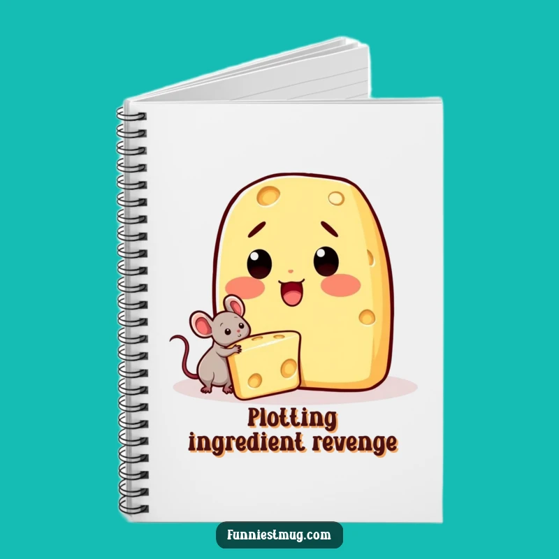 Funny Kawaii Cheese Notebook - Journal Your Cheesy Thoughts