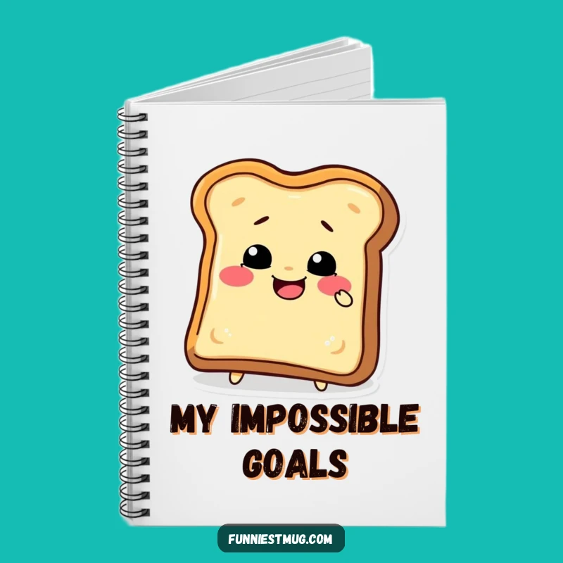 Funny Toast Bite Notebook: Jot Down Thoughts With A Smile!