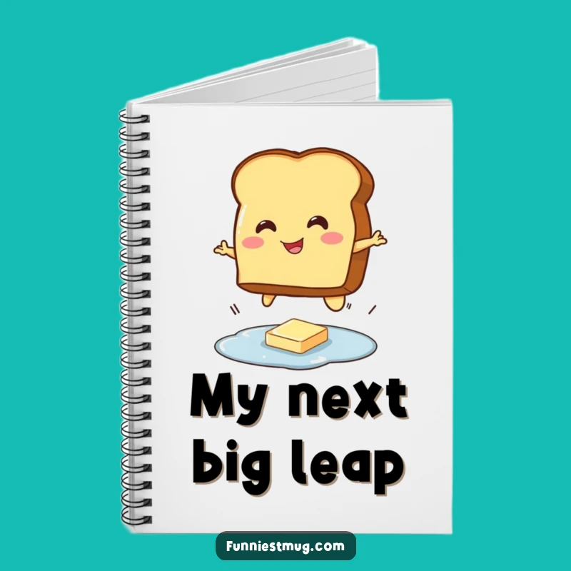 Funny Toast Jumping Butter Notebook: Jot Down Ideas with this Hilarious Character Journal