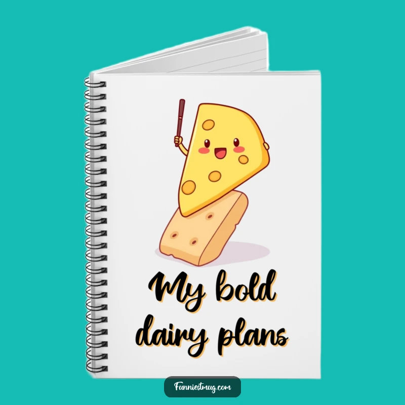 Funny Cheese Pole Vault Notebook - Hilarious Pages for Your Great Ideas