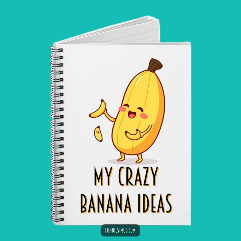 Funny Banana Juggling Notebook: Jot Down Ideas with Playful Energy
