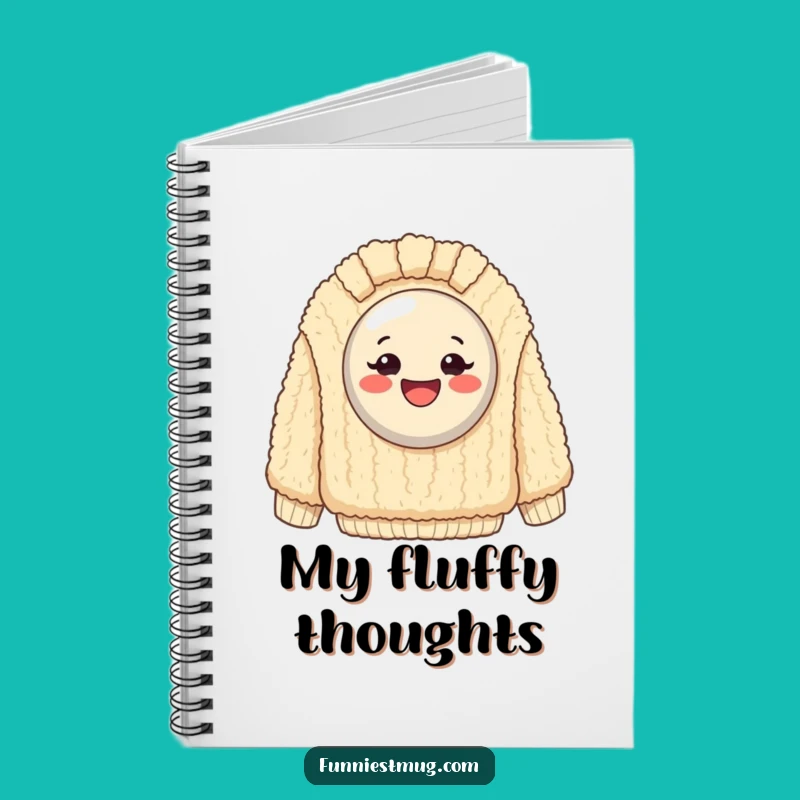 Funny Happy Button Sweater Notebook: Jot Down Ideas with Cozy, Hilarious Flair