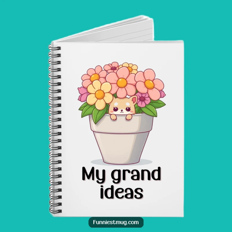 Funny Creature Teacup Notebook: Jot Down Ideas with a Smile