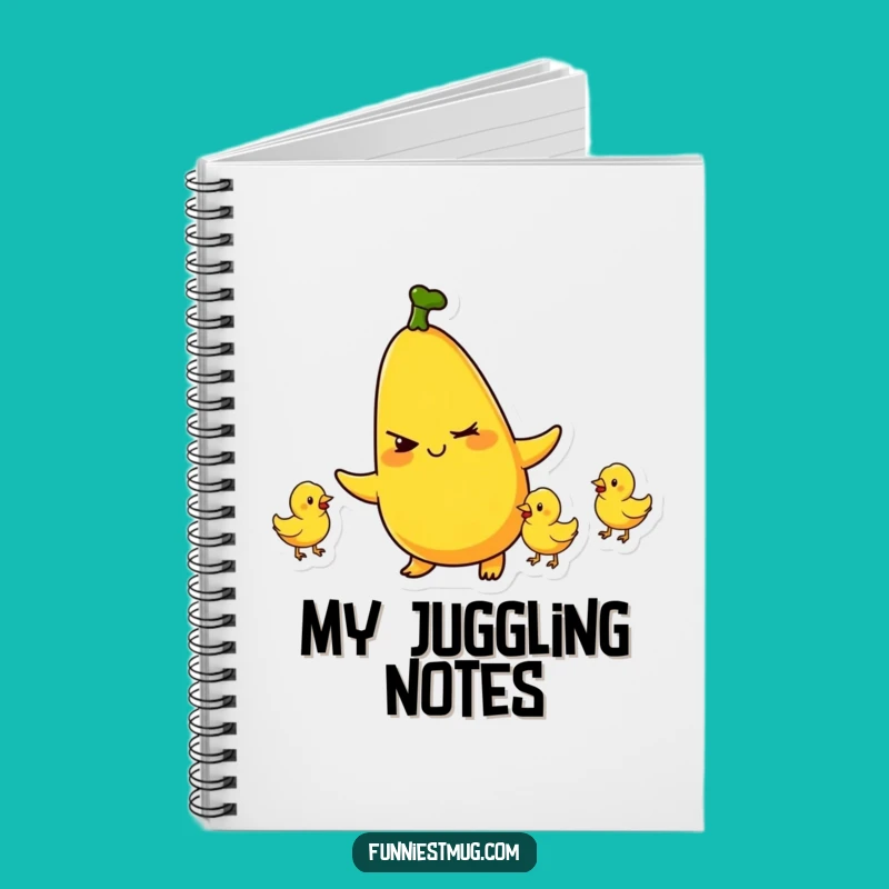Funny Banana Juggling Notebook: Jot Down Ideas with Playful Inspiration