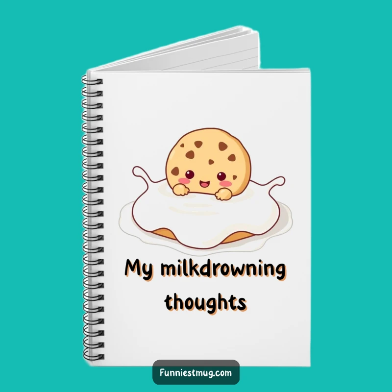 Funny Kawaii Cookie Milk Bath Notebook: Jot Down Ideas in Sweet Style