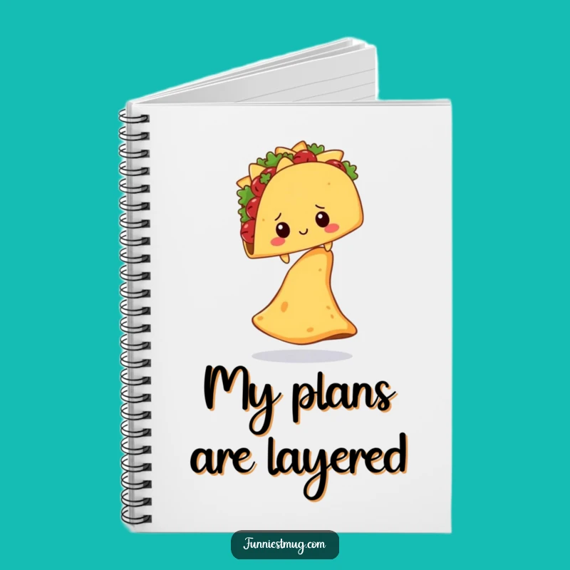 Funny Shy Taco Nacho Chip Notebook: Hilarious Journal