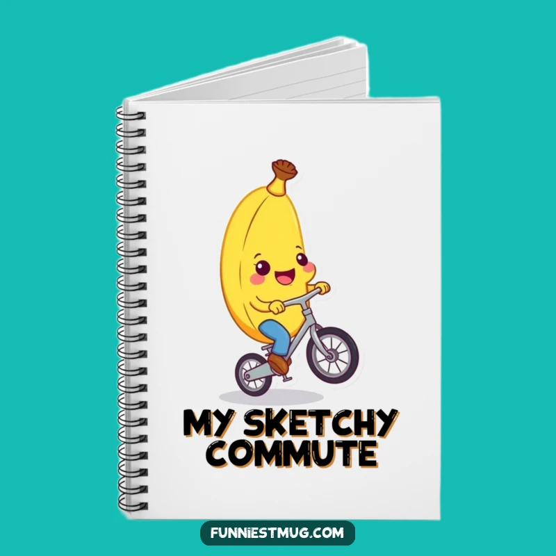 Funny Banana Unicycle Notebook: Jot Down Ideas With A Smile!