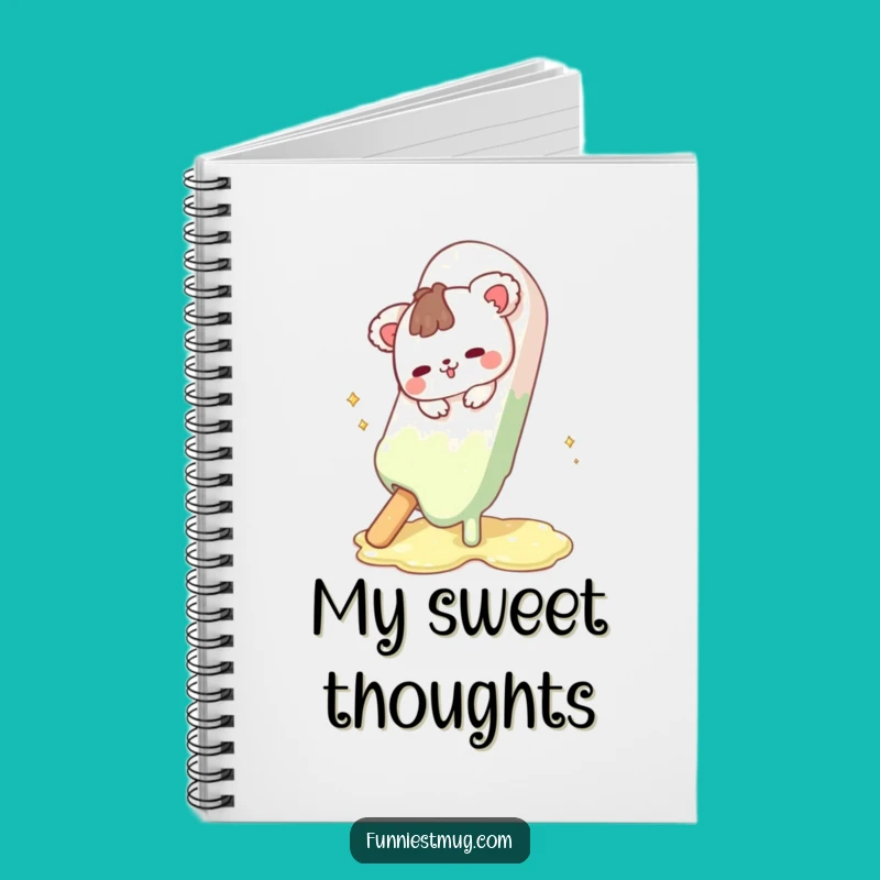 Funny Animal Chocolate Slip Notebook: Jot Down Ideas with Sweet Humor