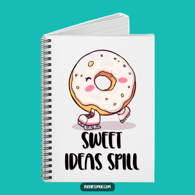 Funny Donut Hole Fall Notebook: Sweet Ideas Journal Gift