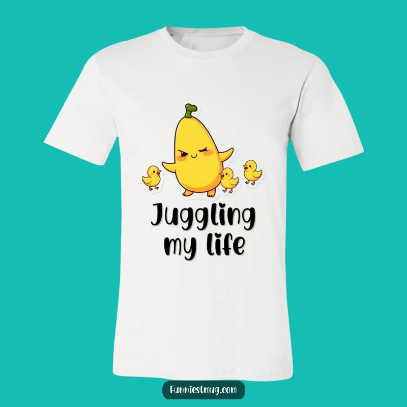 Funny Banana Juggling T-Shirt: Wear Your Playful Energy with Pride