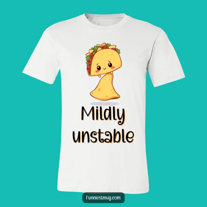 Funny Shy Taco Nacho Chip T-Shirt: Hilarious Apparel & Gift