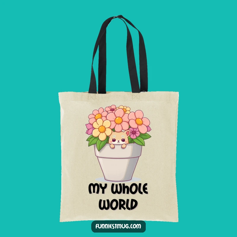 Funny Creature Teacup Tote Bag: Carry Your Laughs in Style